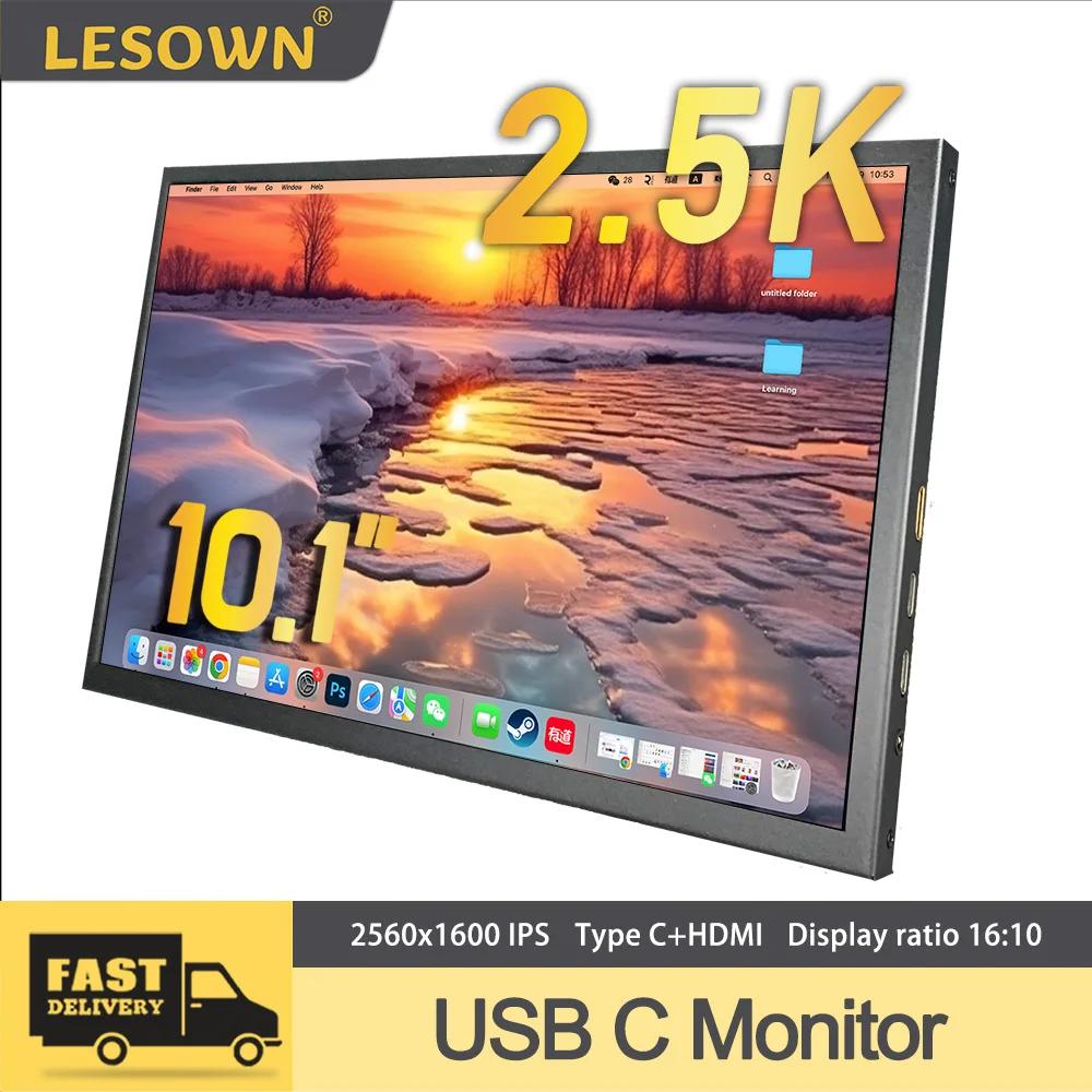 LESOWN USB-C 2.5K , 10 ġ ġ ũ, 2560x160 0  , ޴  Ʈ ũ ͽٴ, Mac Windows Phone